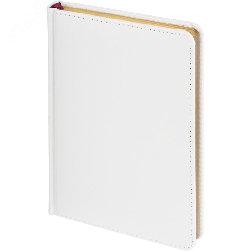 Изображение товара Ежедневник недатированный Attache Sidney Nebraska искусственная кожа А5 136 листов белый (золотистый обрез) (шт)