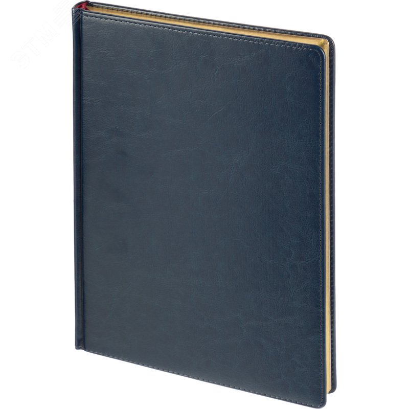 Изображение товара Ежедневник недатированный Attache Sidney Nebraska искусственная кожа А4 136 листов синий (золотистый обрез) (шт)
