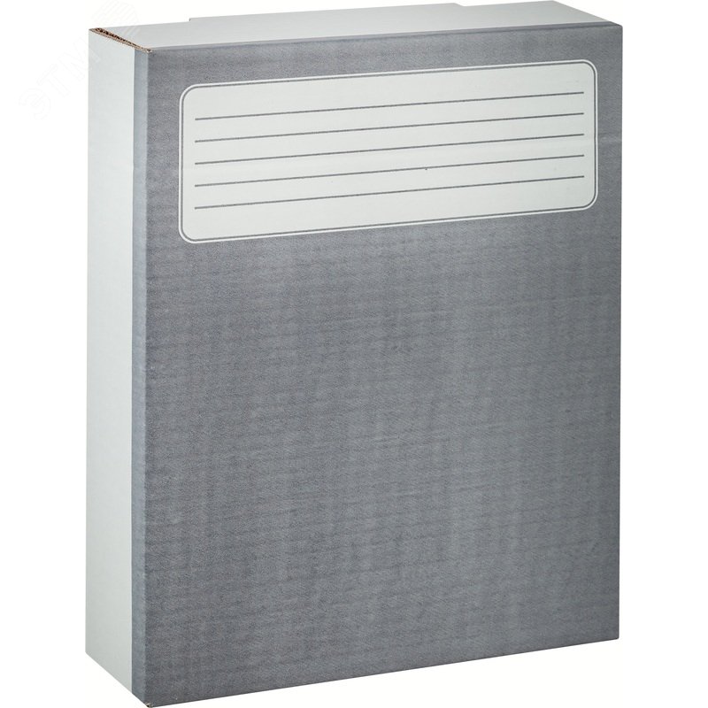 Изображение товара Короб архивный гофрокартон Attache 252x75x326 мм серый до 750 листов (5 штук в упаковке) (упак)