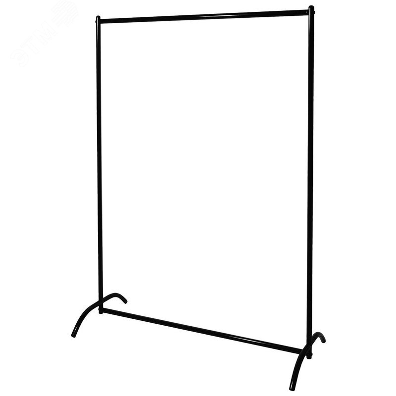 Изображение товара Вешало для одежды Attache КР-160 черное - сборно-разборный стальной держатель