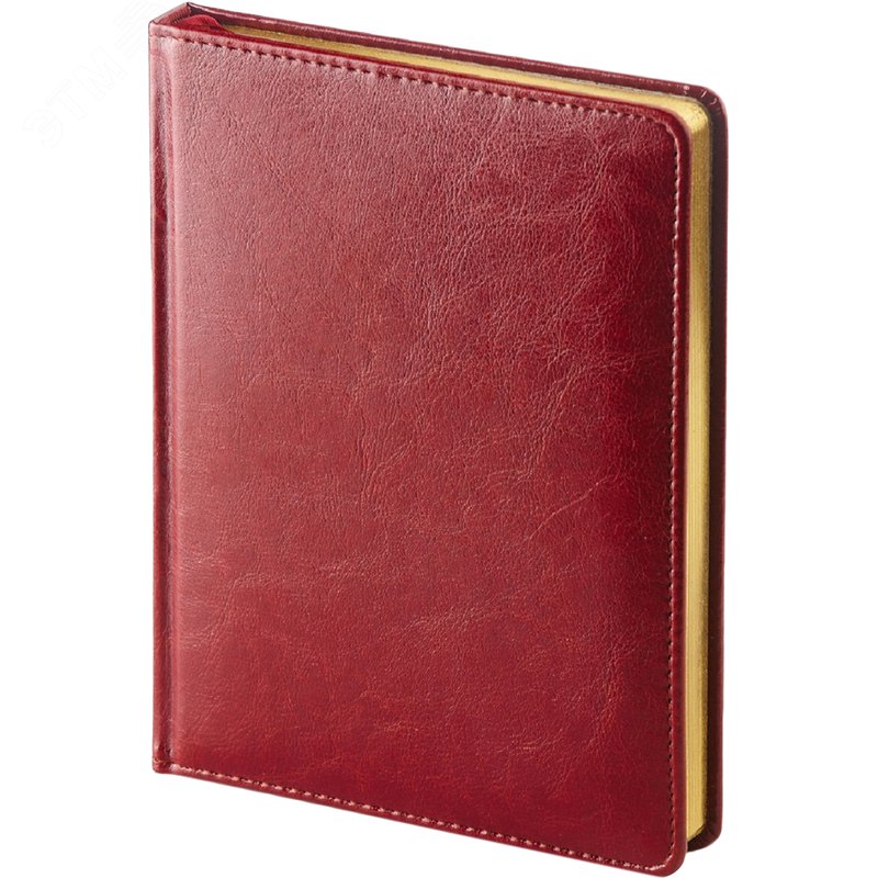 Изображение товара Ежедневник недатированный Attache Sidney Nebraska искусственная кожа A6+ 136 листов бордовый (золотистый обрез) (шт)