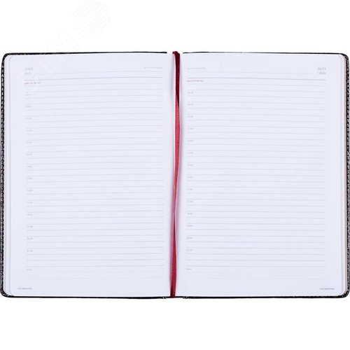 Изображение товара Ежедневник недатированный Attache Caiman искусственная кожа А5 136 листов коричневый (золотистый обрез) (шт)