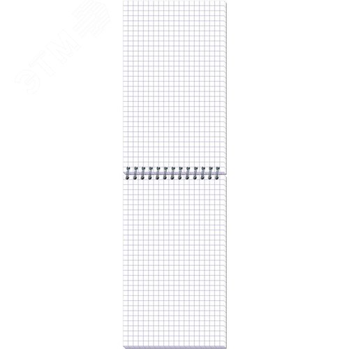 Изображение товара Блокнот Attache Plastic А6+ 80 листов синий в клетку на спирали (101х170 мм) (шт)