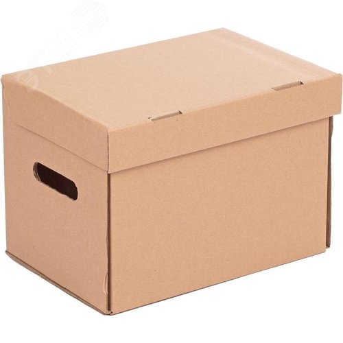 Изображение товара Короб архивный Т23 Делопроизводство 325х235х235 мм из гофрокартона (шт)