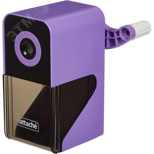 Изображение товара Точилка механическая для карандашей Attache Bright Colours фиолетовый корпус (шт)
