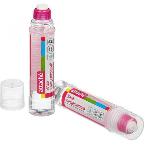 Изображение товара Клей канцелярский жидкий Attache 50 мл прозрачный силиконовый аппликатор (шт)