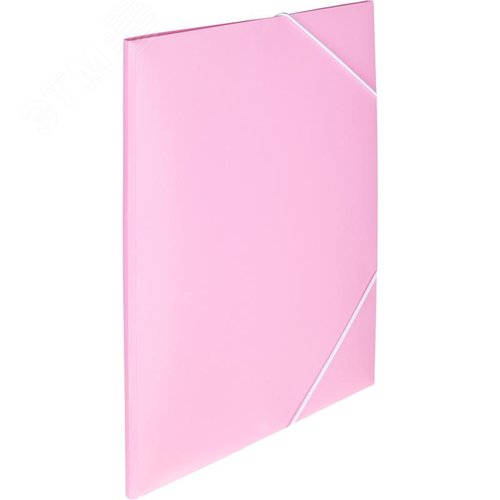 Изображение товара Папка на резинках Attache Акварель А4 20 мм пластиковая до 150 листов розовая (толщина обложки 0.35 мм) (шт)