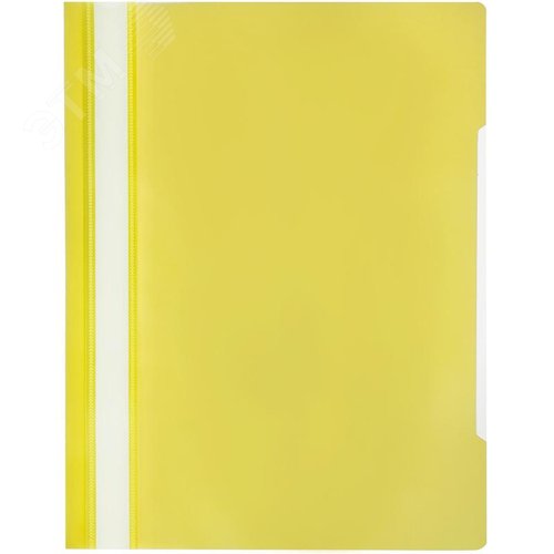 Изображение товара Скоросшиватель пластиковый Attache Элементари до 100 листов желтый (толщина обложки 0.15/0.18 мм, 10 штук в упаковке) (упак)