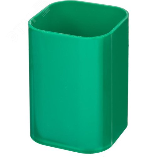 Изображение товара Подставка-стакан для канцелярских принадлежностей Attache зеленая 10x7x7 см (шт)