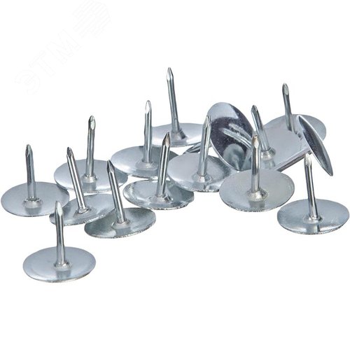 Изображение товара Кнопки канцелярские Attache Economy металлические серебристые (шляпка 10 мм, 50 штук в упаковке) (упак)