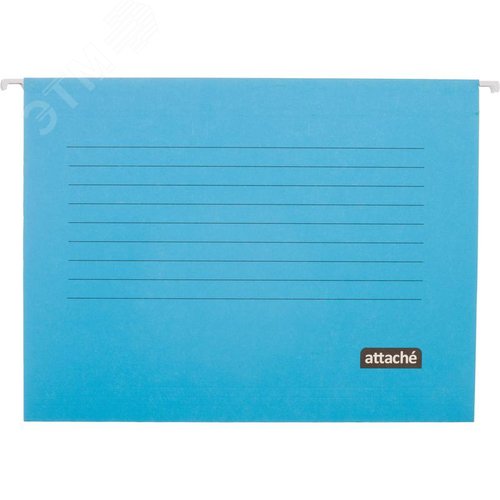 Изображение товара Подвесная папка Attache А4 до 200 листов синяя (5 штук в упаковке) (упак)