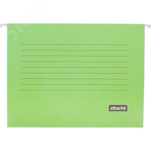 Изображение товара Подвесная папка Attache А4 до 200 листов зеленая (5 штук в упаковке) (упак)