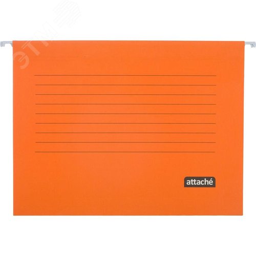 Изображение товара Папка подвесная Attache А4 до 200 листов оранжевая (5 штук в упаковке) (упак)
