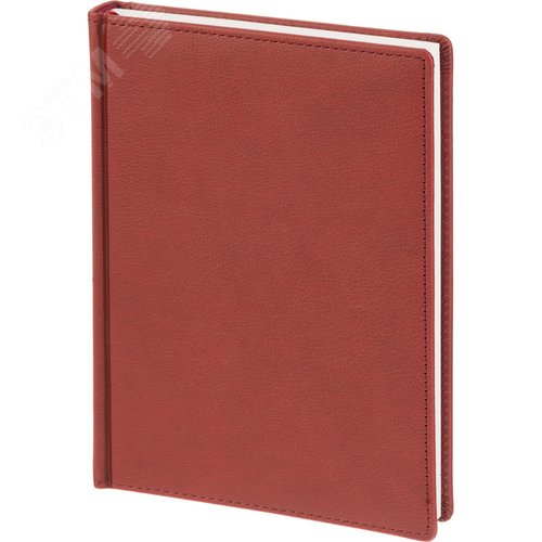 Изображение товара Ежедневник недатированный Attache Leader искусственная кожа A5 136 листов бордовый (шт)