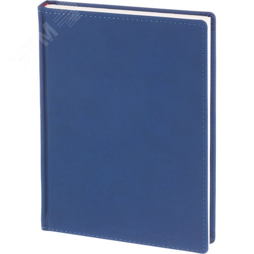 Изображение товара Ежедневник недатированный Attache Velvet искусственная кожа Soft Touch A5 136 листов синий (шт)