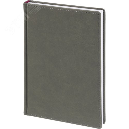 Изображение товара Ежедневник недатированный Attache искусственная кожа Soft Touch A5 136 листов серый (шт)