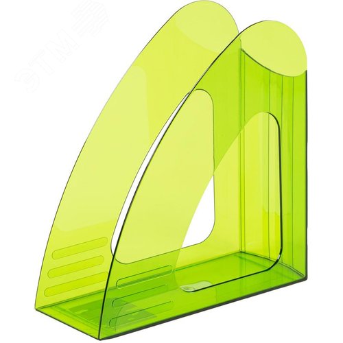 Изображение товара Лоток вертикальный для бумаг 90 мм Attache пластиковый зеленый (шт)