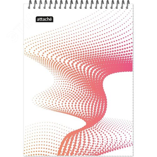 Изображение товара Блокнот Attache Forma А4 80 листов разноцветный в клетку на спирали (204x291 мм) (шт)