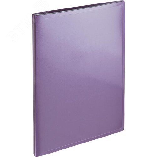 Изображение товара Папка файловая на 40 файлов Attache Metallics А4 15 мм сиреневая (толщина обложки 0.8 мм) (шт)
