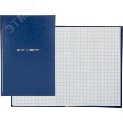 Изображение товара Книга учета 128 листов А4 в клетку на сшивке блок офсет Attache (обложка - бумвинил) (шт)