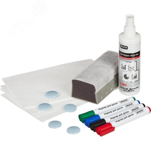 Изображение товара Набор принадлежностей Attache для магнитно-маркерной доски (21 предмет в наборе) (набор)