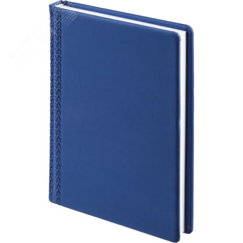 Изображение товара Ежедневник недатированный Attache Pied-de-poule искусственная кожа Soft Touch А5 136 листов синий (шт)