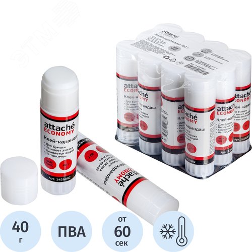 Изображение товара Клей-карандаш Attache Economy 40 г (шт)