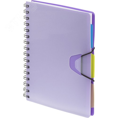 Изображение товара Ежедневник недатированный Attache Bright Colours пластик А5 136 листов сиреневый (шт)