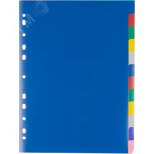 Изображение товара Разделитель листов пластиковый Attache Economy А4 12 листов по цветам (210x295 мм) (упак)
