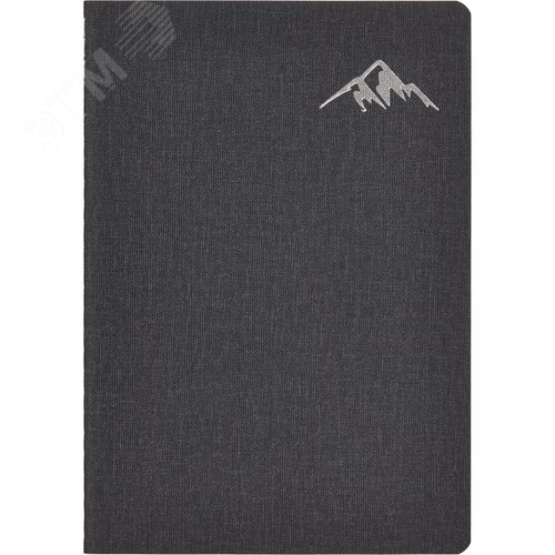 Изображение товара Бизнес-тетрадь Attache Эверест А5 48 листов черная в клетку на сшивке (148x210 мм) (шт)