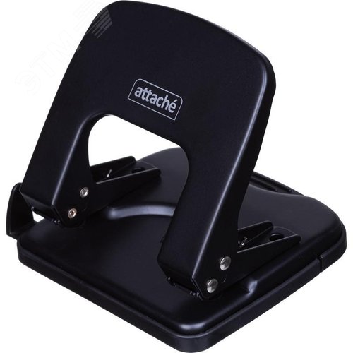 Изображение товара Дырокол Attache Economy до 25 листов черный с линейкой (шт)
