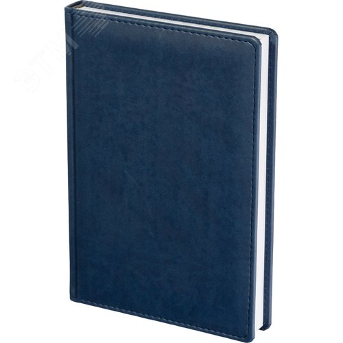 Изображение товара Ежедневник недатированный Attache Сиам искусственная кожа А5 176 листов синий (шт)