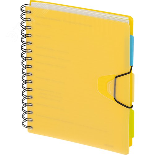 Изображение товара Ежедневник недатированный Attache Bright Colours пластик А5 136 листов желтый (шт)