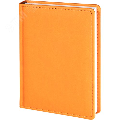 Изображение товара Ежедневник недатированный Attache Сиам искусственная кожа А6 176 листов оранжевый (шт)
