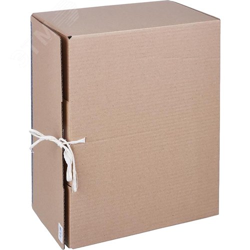 Изображение товара Короб архивный гофрокартон на 2-х завязках 380x283x170 мм бурый до 1700 листов (шт)