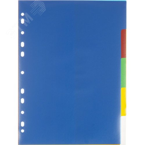 Изображение товара Разделитель листов пластиковый Attache Economy А4 5 листов по цветам (210х290 мм) (упак)