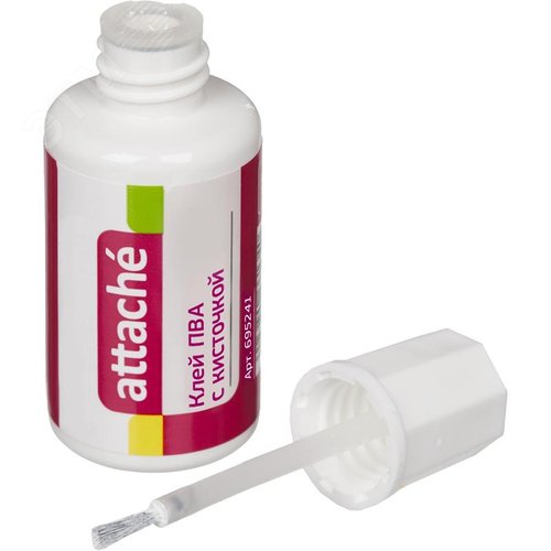 Изображение товара Клей ПВА 20 г Attache с кисточкой (шт)