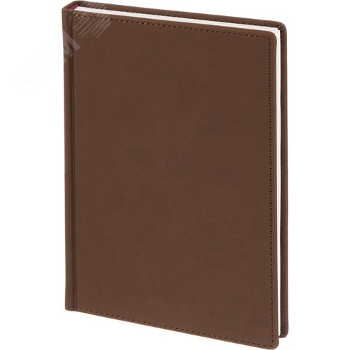 Изображение товара Ежедневник недатированный Attache Velvet искусственная кожа Soft Touch A5+ 136 листов коричневый (шт)