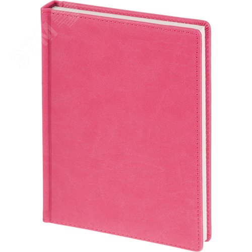 Изображение товара Ежедневник недатированный Attache Velvet искусственная кожа Soft Touch A5+ 136 листов розовый (шт)