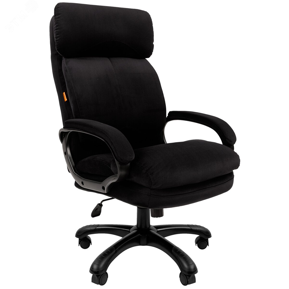 Изображение товара Кресло офисное СН 505, НАГРУЗКА до 150 кг, велюр, черное (шт)