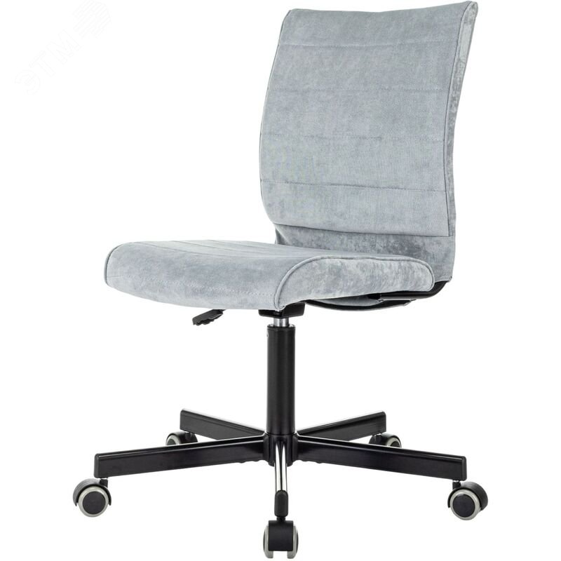 Изображение товара Кресло офисное Easy Chair 303 серо-голубое (велюр, металл) (шт)