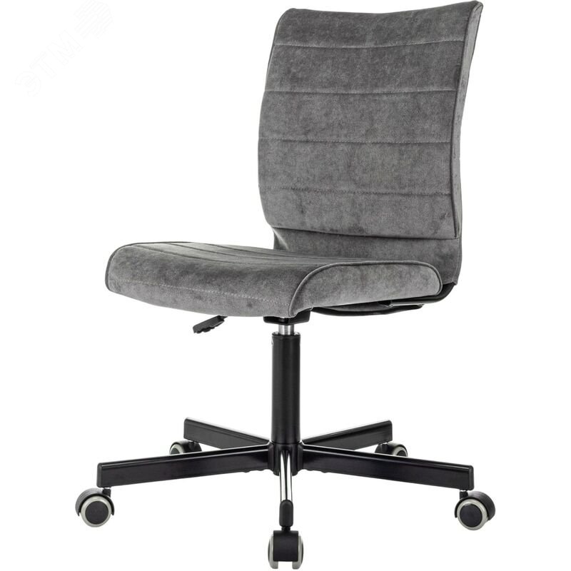 Изображение товара Кресло офисное Easy Chair 303 серое (велюр, металл) (шт)
