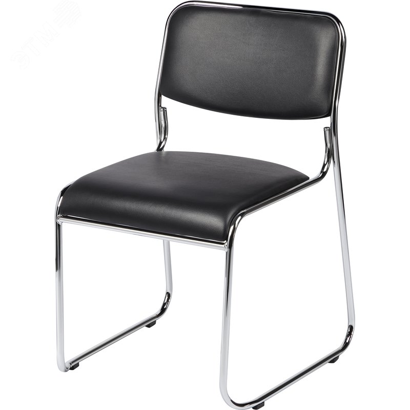 Изображение товара Стул офисный Easy Chair 802VP черный (искусственная кожа, металл) (шт)