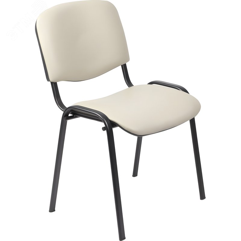 Изображение товара Стул офисный Easy Chair ИЗО/ISO бежевый искусственная кожа металл чёрный (1647585) (шт)