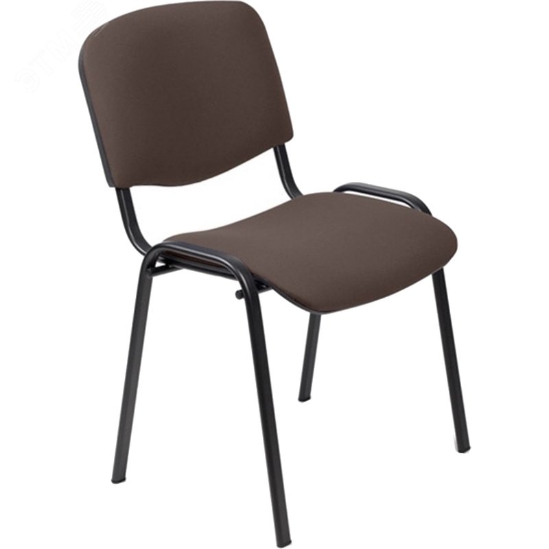 Изображение товара Стул офисный Easy Chair Изо тёмно-коричневый ткань металл чёрный (550722) (шт)