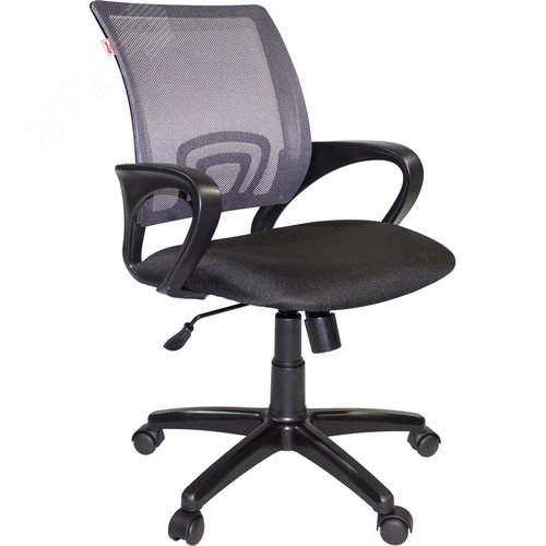 Изображение товара Кресло офисное Easy Chair 304TC NET серое/черное (сетка/ткань, пластик) (шт)