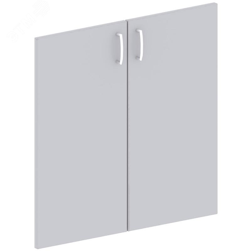Изображение товара Двери низкие Easy ЛДСП (серый, 768х764 мм, 2 штуки) (компл)
