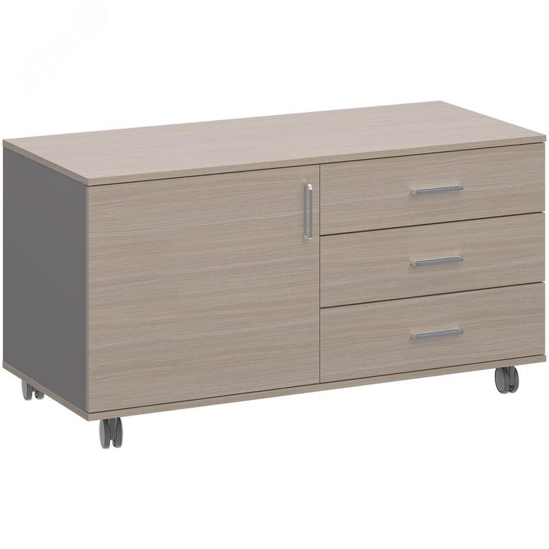 Изображение товара Тумба под фригобар Fregat 129Т020 с 3 ящиками и колесами