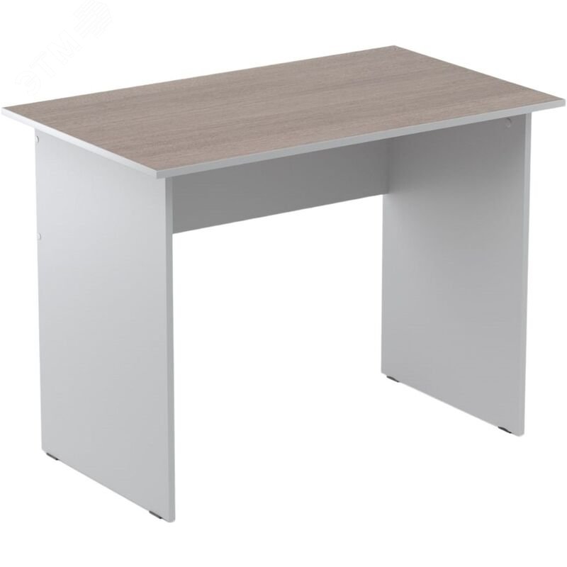 Изображение товара Стол прямой Easy Standard LT (дуб тёмный/серый, 1000х600х740 мм) (шт)