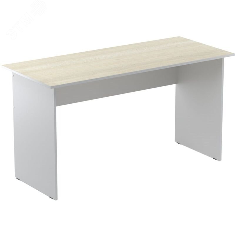 Изображение товара Стол прямой Easy Standard LT (дуб светлый/серый, 1400х600х740 мм) (шт)